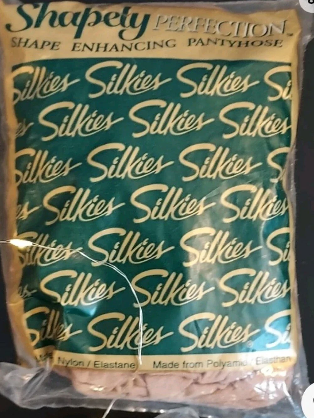 Silkies Panty Hose Trouser Socks Control Top Shape Enhancing Lot (8) Nylons